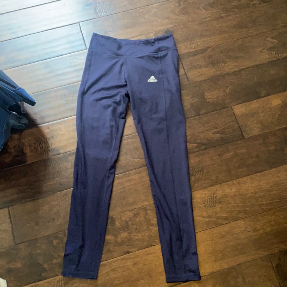 navy blue adidas leggings